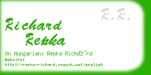 richard repka business card